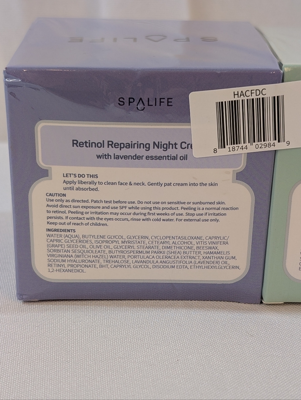 Spalife Hyaluronic Acid Day Cream And Retinal Night Cream Full Size Set - Picture 2 of 3